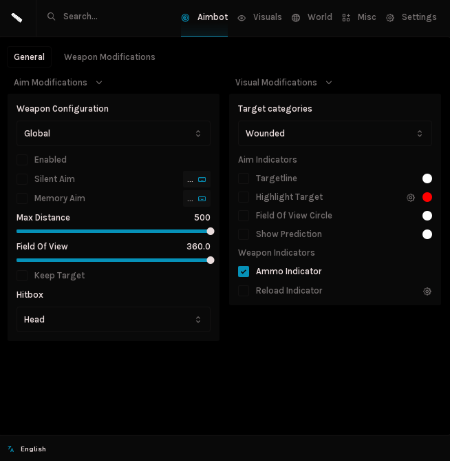 xanax.ac menu preview